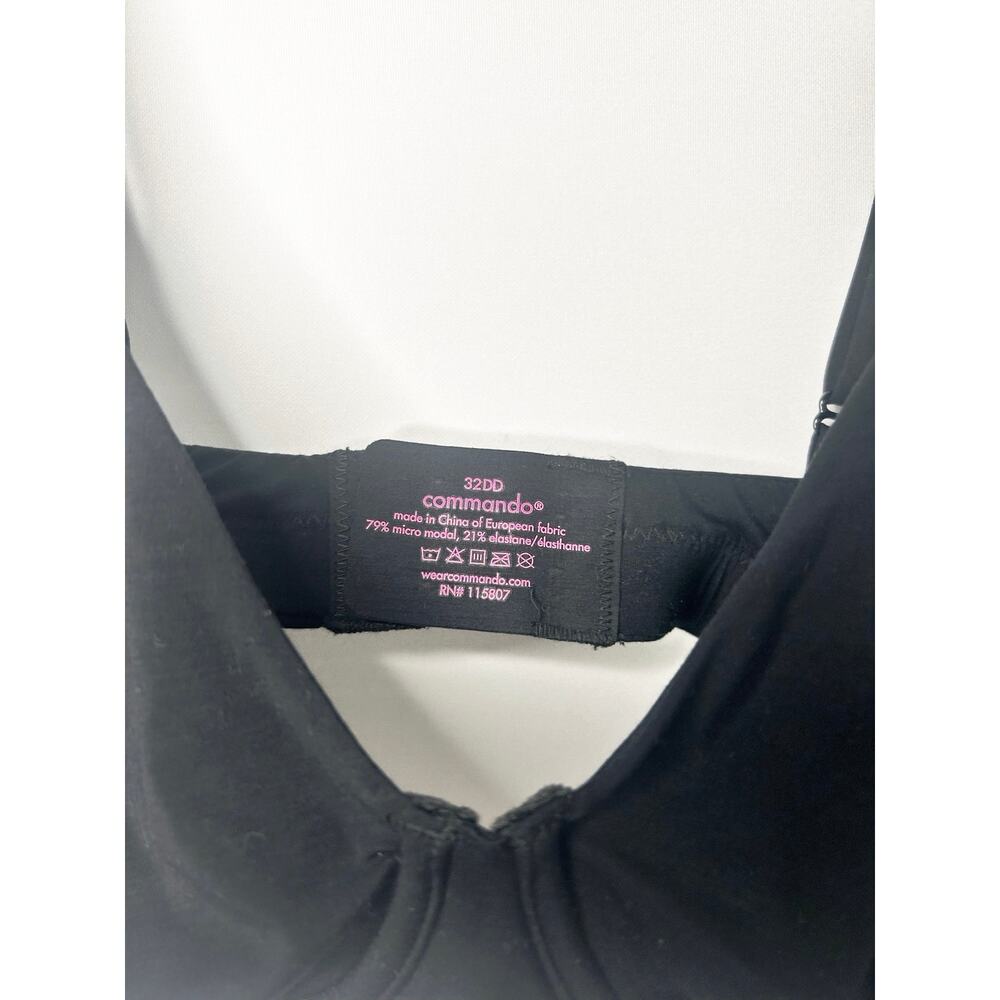 NWT Commando Butter Better Than Nothing Underwire Bra in Black. Size 32DD. - Picture 3 of 4